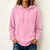 Women's Fashion Long Sleeve Hoodie Pullover Color Casual Top for Daily Wear
