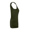 Women Sleeveless Deep V Backless Fitted Stretch Tank Top Solid Basic Slim Fit Vest Casual Summer Fashion Shirt