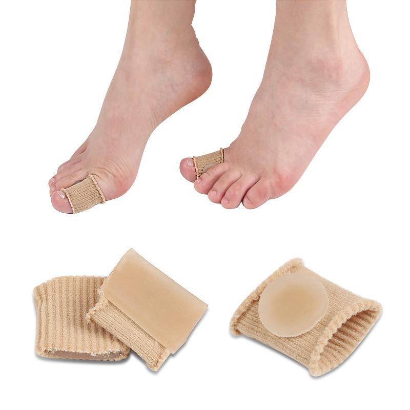 Faser Hühneraugenabdeckung High Heels Weich Abriebfest und Schmerzhemmend Zehenabdeckung Elastische Faser Atmungsaktiv Fingerabdeckung Fleck