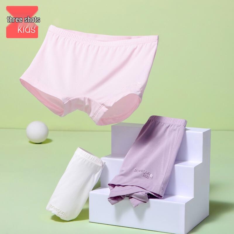 Three Guns Girls  Modal Antibacterial Boxer Briefs (3-Pack) 19