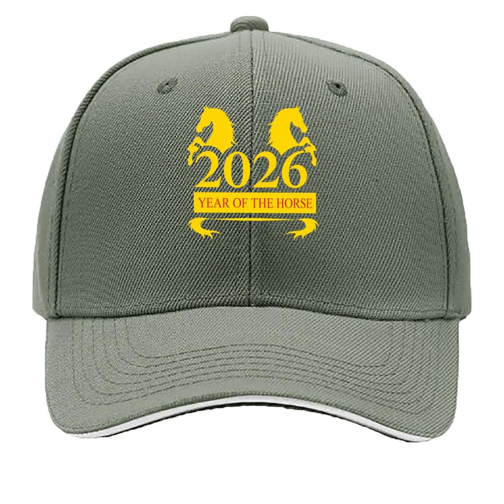 Year Of The Horse Zodiac Horse Sandwich Baseball Cap Sun Cap Outdoor Workouts Hat