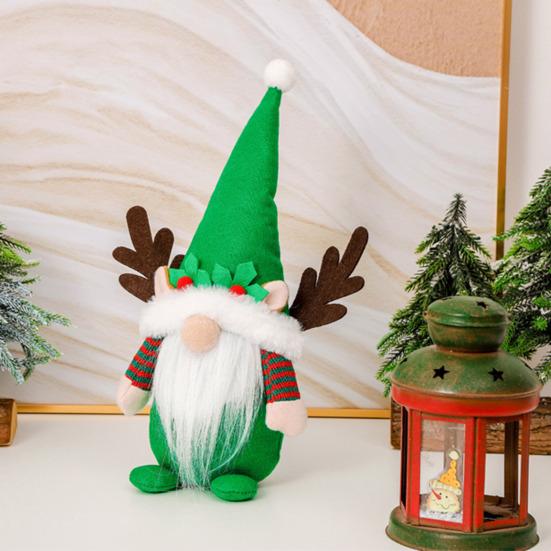Christmas Faceless Gnome Dolls Nordic Style Forest Ornaments Festive Party Props for Window Display & Home Decor