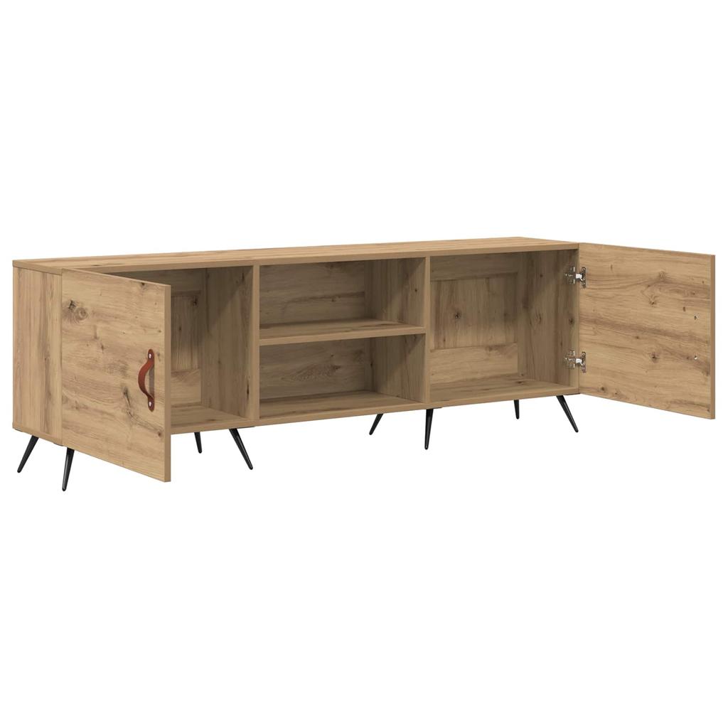 Artisan Oak TV Stand 150 x 30 x 50 cm Particleboard