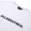 ALL ABOUT NEW Regular Fit Logo Short Sleeve T-Shirt White Iny2Tr21Awh