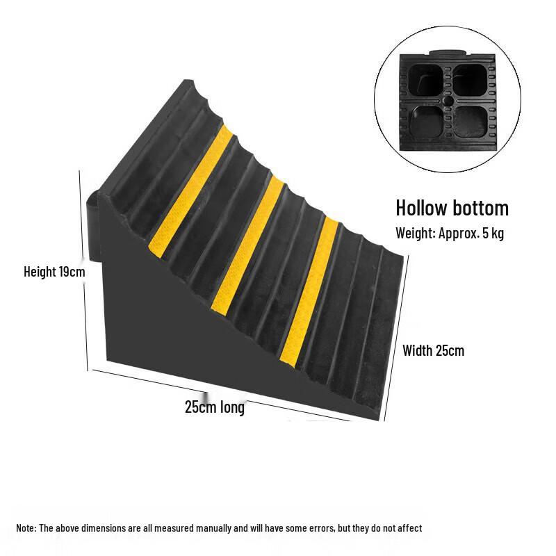 Portable Rubber Car Wheel Chock 1