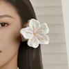Elegant Floral Claw Hair Clip for Women - Sophisticated Bangs & Side Hair Accessory