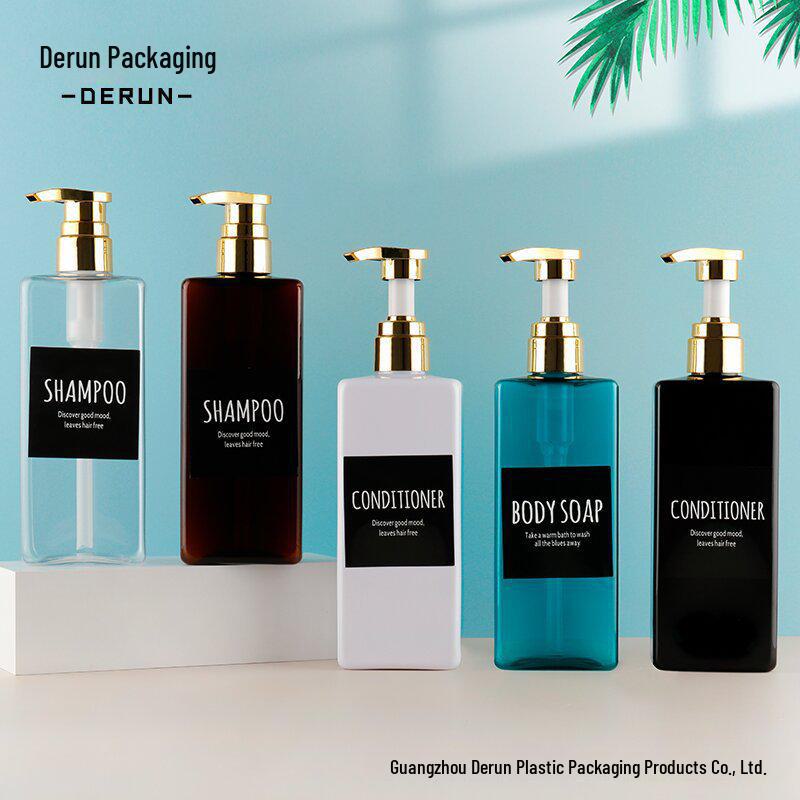 Spot 500ml Shampoo, Shower Gel, Conditioner, and Body Lotion Press Bottle for Hotels