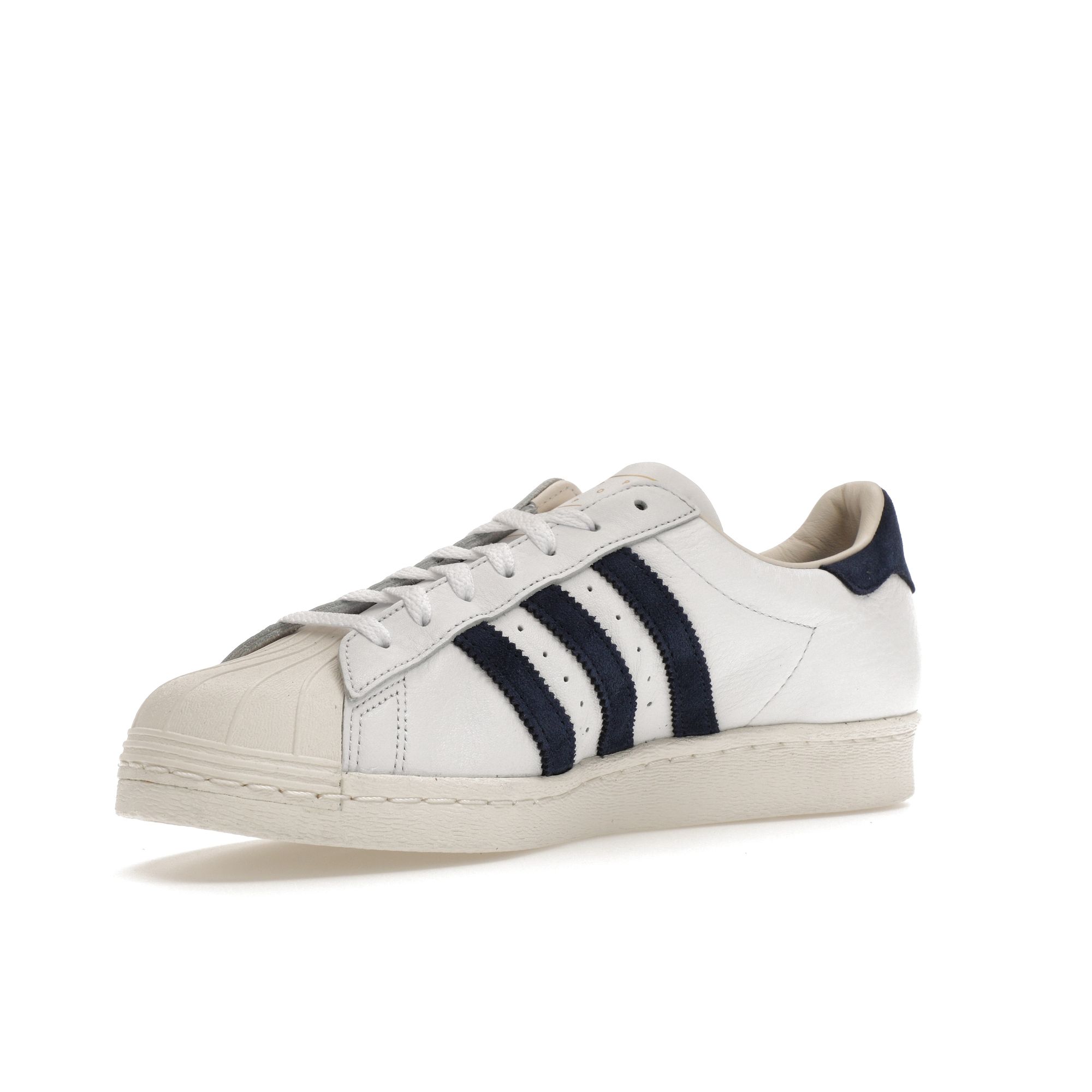 Мужские кроссовки Pop Trading Company x adidas Superstar ADV Белые Темно-синие — фото 4