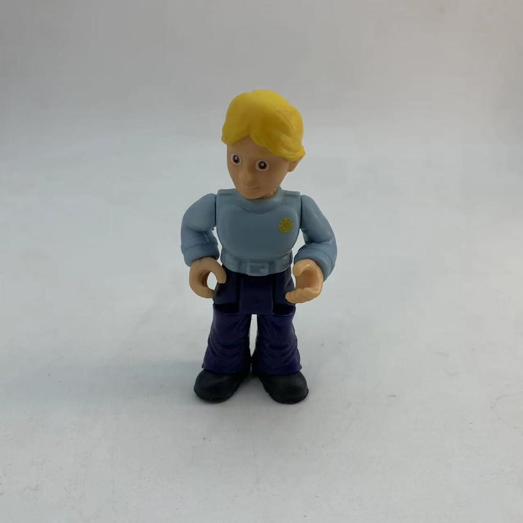 1Pcs Fireman Sam Character Colletion Model Figures Cartoon Joint Movable Firewoman Male Female Action Figuras Playthings Designed for Children