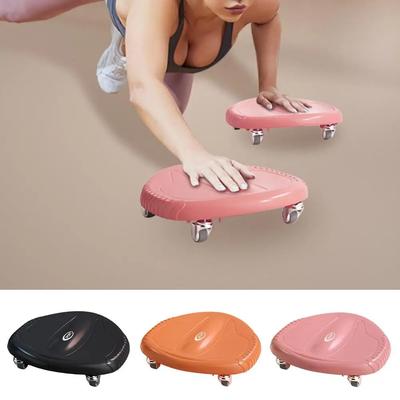 Rouleau abdominal forte capacité de charge 4 roues Rotation de roulement lisse rouleau muet Anti-bruit roue abdominale équipement de Fitness