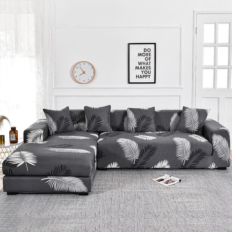 Elastic Sofa Covers for Living Room L Shape Sofa Need Buy 2 Pieces Stretch Corner Couch Cover Slipcovers Armchair 1/2/3/4 Seater
