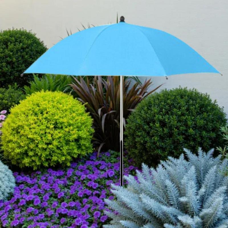 Plant Umbrella UV Resistant Umbrella Portable Parasol Foldable Shade For Poolside Backyard Flower Vegetable Lawn Balcony