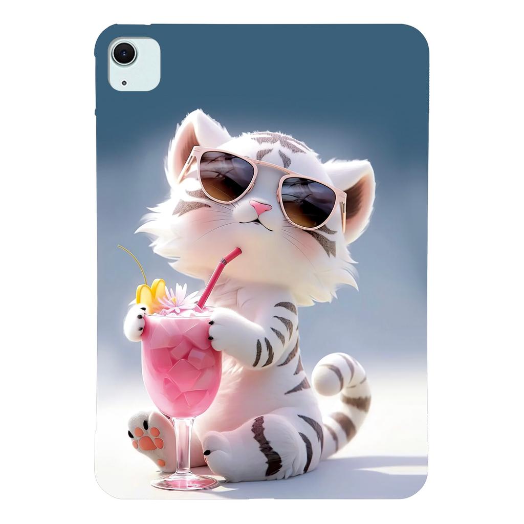 Tablet Case For iPad Air 13 (2025)/(2024)/Pro 12.9 (2022)/(2021)/(2020)/(2018) Pattern Printing Slim Soft TPU Cover