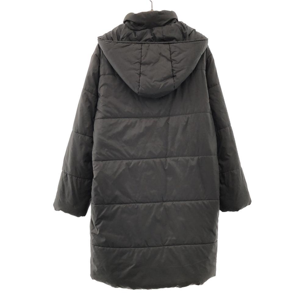 MAX&CO Bluza z kapturem Płaszcz watowany 36 szary Podwójny zamek damski Używany