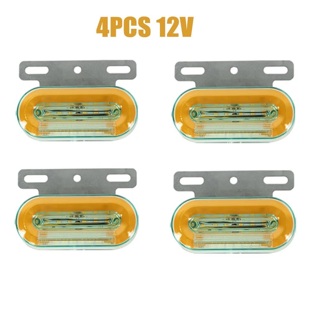 

12v 24v Светодиодные габаритные огни Предупредительные огни Прицеп Грузовики Караван Боковой габаритный огонь Светодиодный грузовик Янтарный Красный Белый Фонарь