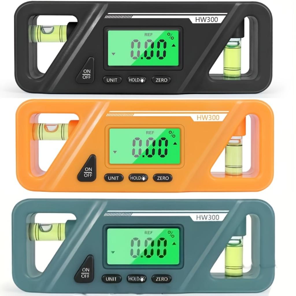 Digitaler Winkelmesser mit LCD-Hintergrundbeleuchtung, Tragbarer digitaler Neigungsmesser, Neigungsumrechnung und hochpräzises Winkelmesswerkzeug