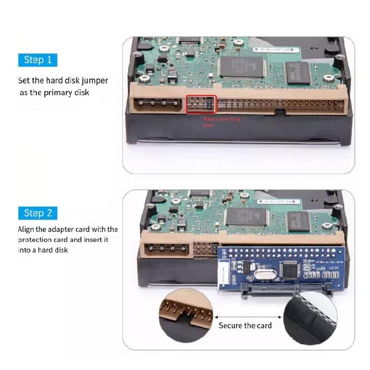 High Efficiency 3.5" IDE To Adapter Cable,Perfect for Upgrading Desktop Computers with IDE Devices Stable Signal
