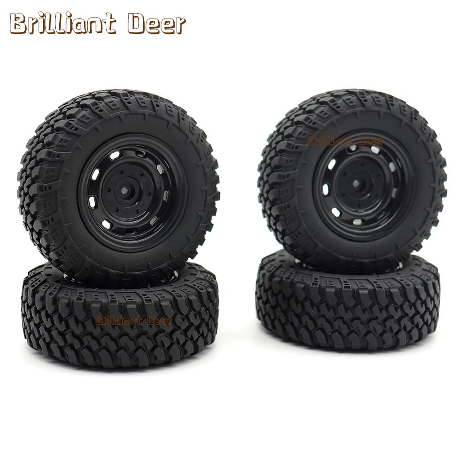 5mm Hex MN99S Rubber RC Wheels for MN98 MN82, WPL C24-1 B36 D12 C64 D74-1 Off Road Car Upgrade, High-Performance RC Tire