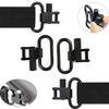 2Pcs Sling Swivel 1 In Sling Swivels Two Point Mount | Tri-lock Sling Swivel for Secure Installation Heavy-duty Metal2