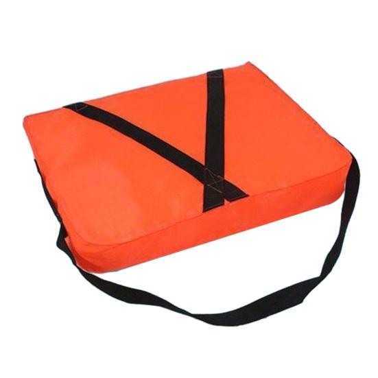 Boat Throwable Flotation Device High Buoyancy Boat Throw Cushion with Strap Swimming Rescue Throwable Flotation Cushion