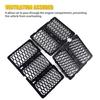 Mesh Black Grille Ert Kit Front Grill For Jeep Cover Grand Cherokee 2014-2016