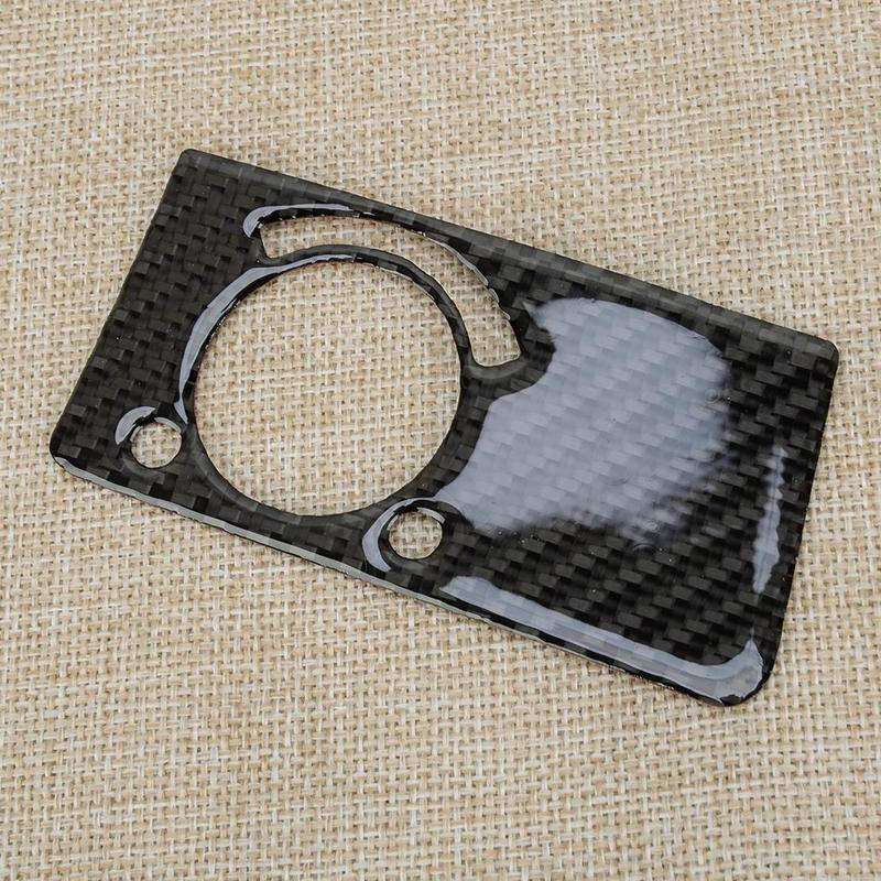 Carbon Fiber Car Headlight Switch Knob Frame Trim Cover Fit For Benz E-class W211 2003-2009 Left Hand Drive