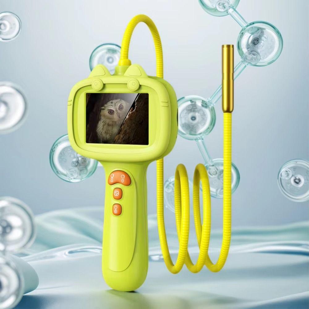 1080p HD Probe Kid Endoscope Camera 2.4-inch Display Handheld Endoscope Educational Teaching