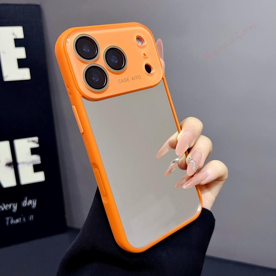 Official Mirror Phone Case For For Iphone 17 13 14 1 16 Pro Max 17Pro 16Pro  Big Windows Shockproof Protector Cover