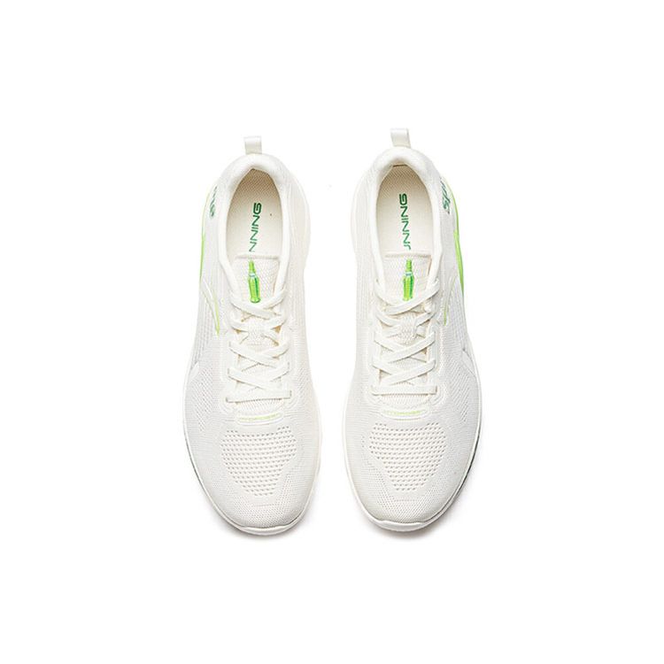 Anta Hydrogen Run 2 Sports Shock Absorption Durable Low-Top Running Shoes Men Sneakers Ivory-White 112025540-11
