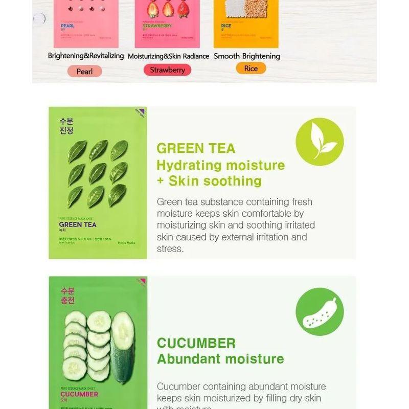 HOLIKA HOLIKA Pure Essence Mask Sheet - 12 Types