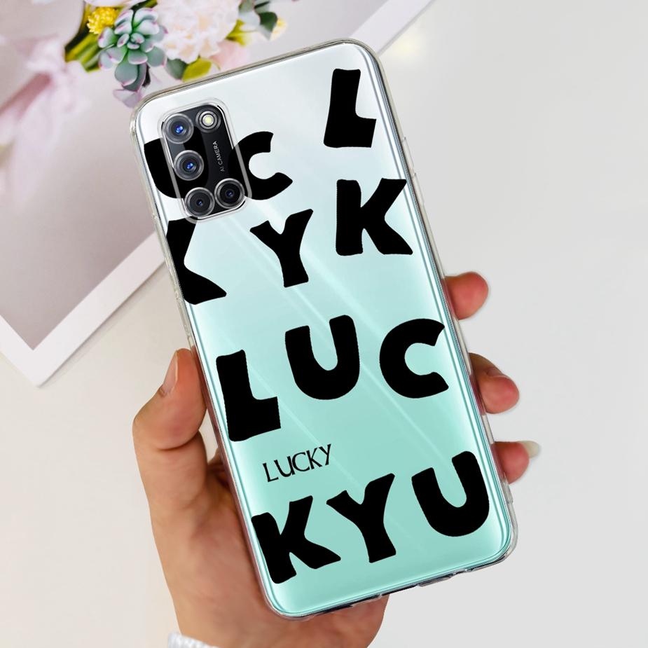 For Oppo A52 A72 A92 Case Cute Fashion Painted Cover Soft Silicone Phone Case For Oppo A92 A 52 72 OppoA52 OppoA72 Fundas Bumper