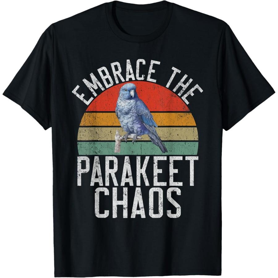 Embrace the Parakeet Chaos Parakeet T-Shirt XXXXXL чёрный