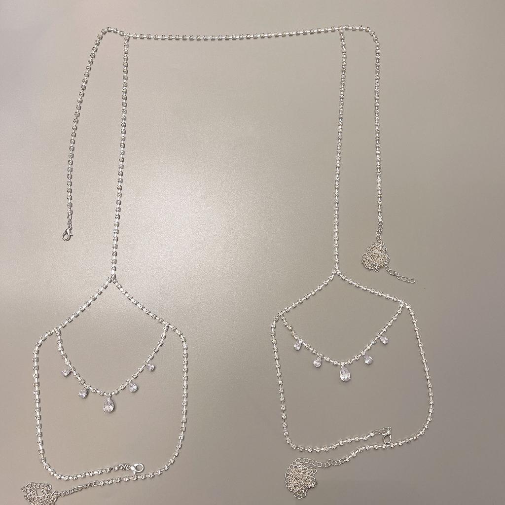 European And American Jewelry, Rhinestone Body Chain, Flash Diamond Claw Chain, Beautiful Leg Chain, Sexy Body Chain Body Chain
