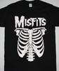 Misfits Rib Cage T Shirt Tee Punk Rock Band Music Unisex T-Shirt