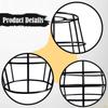 Metal Wire Lampshade Bulb Cage Guard Hanging Light Cover for Pendant Restaurant Hotel