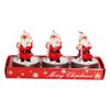 3Pcs Christmas Tealight Candle for Christmas Home Decoration Handmade Delicate Santas Christmas Hat Candle Gifts