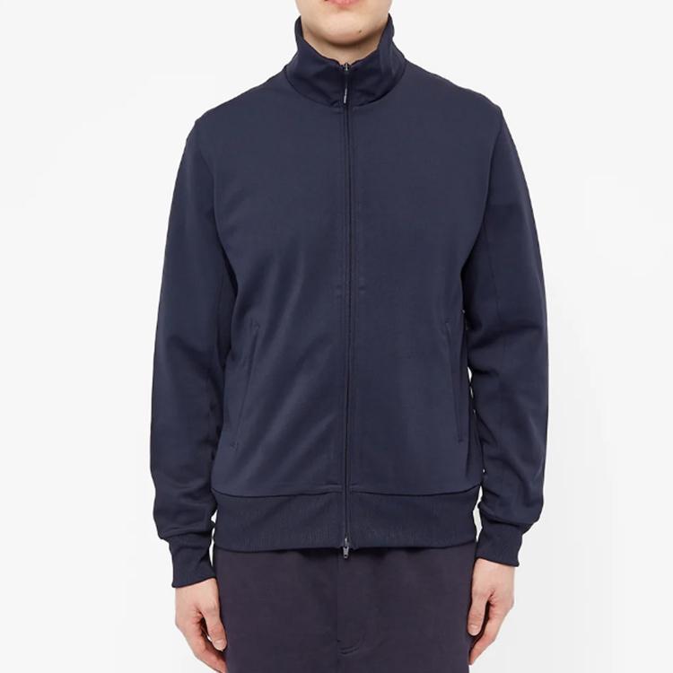 Y-3 Jackets Men's Marine Blue Stand Collar Moderate Other FN3377