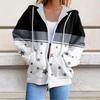 Women's 3D Zipper Hoodie