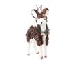 Xmas Deer Decoration Exquisite Cute Desktop Holiday Simulation Elk Figurine for Show Window