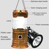 Rechargeable Solar LED Portable Multifunctional Torch Lamp Flame Flashlight Emergency Outdoor Hiking Tent Hanging Camping Light