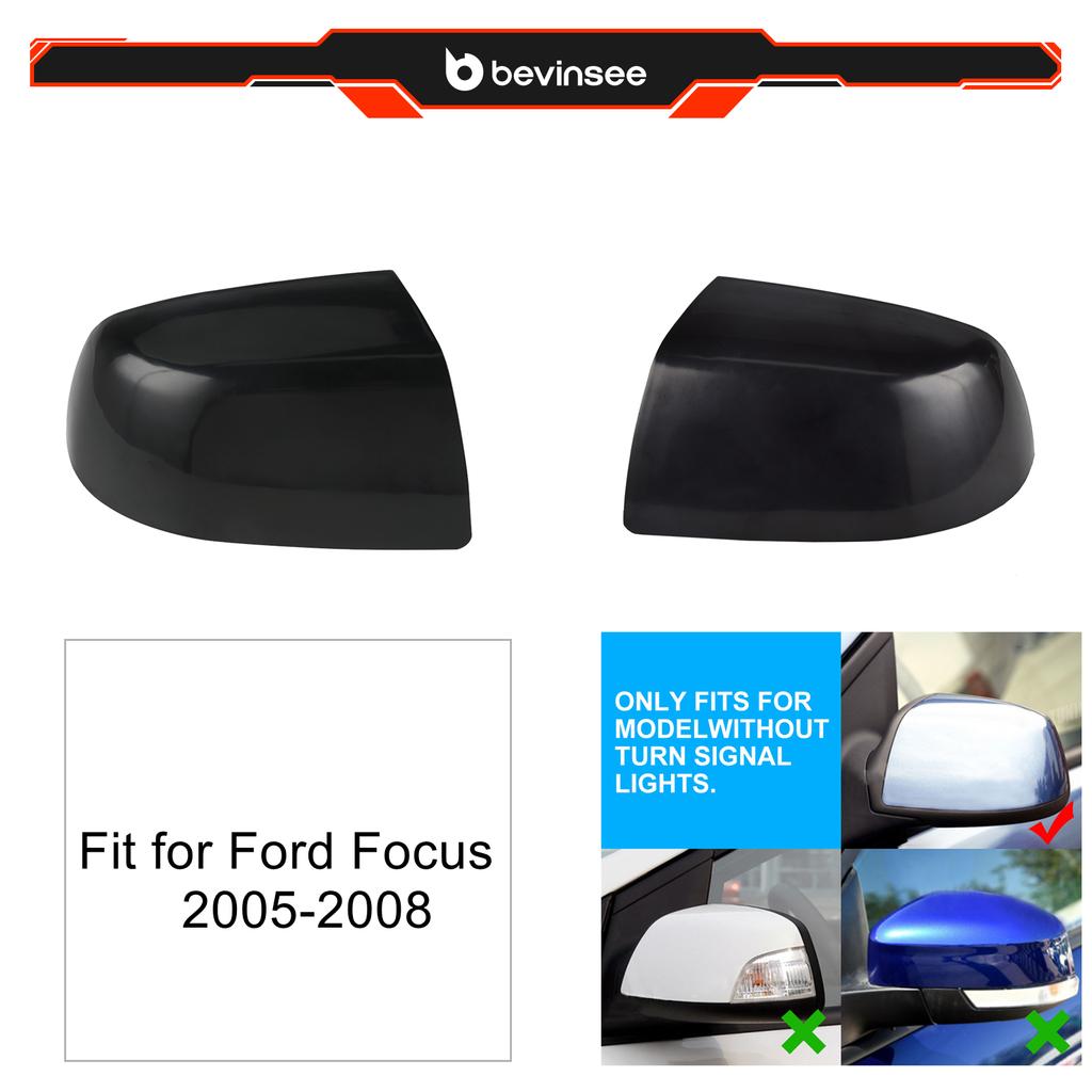 Car Wing Mirror Cover for Ford Focus 2005 2006 2007 2008, Car Exterior Accessories