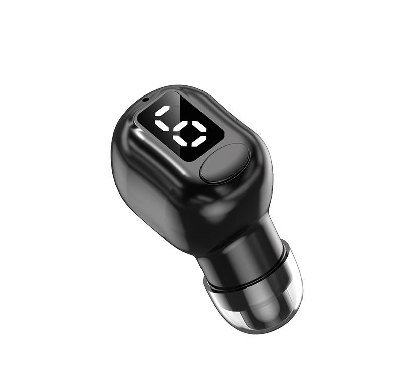 F8 Bluetooth Earphones: Wireless Mini In-Ear, Over-Ear, Stereo for Running and Music.