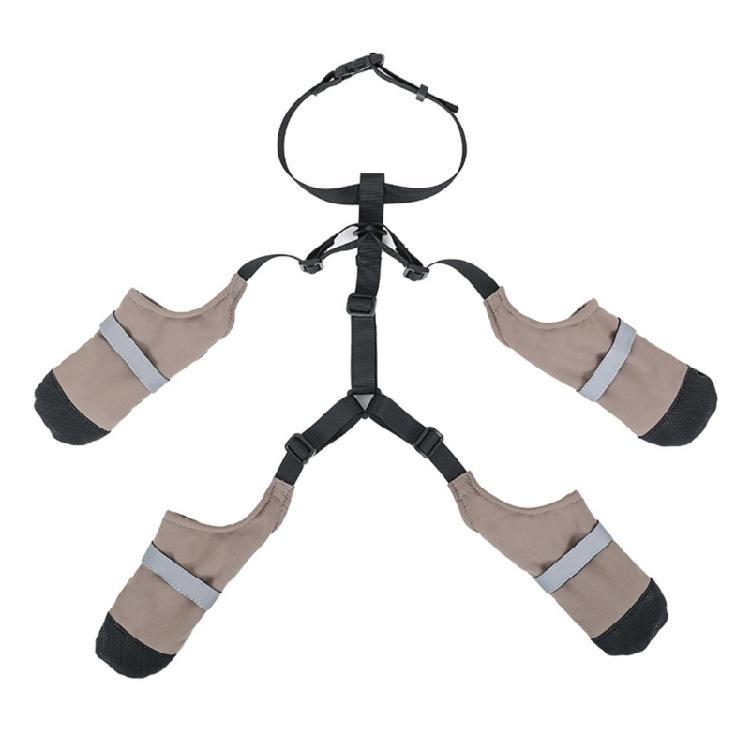 

Нековзкі черевички для собак Водонепроникні черевички для собак для вулиці Дощові черевики для собаки Захисні чохли для лап для дощової погоди S