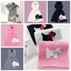 Polyester Scarf Thick Knitted Scarf Cute Shawl  Winter