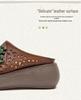 Shanghai Jiezhou 2024 Ethnische Keilabsatz Peep-Toe Atmungsaktive Damen-Slipper