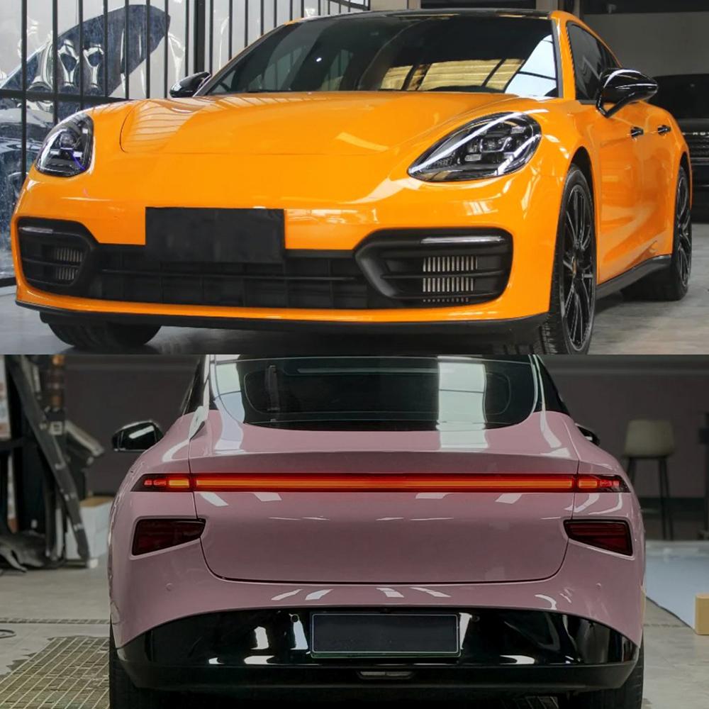 Car Crystal Wrap Vinyl Film Colors Change Modified Cover Vehicles Motorcycles Bicycles Body Side Stickers Tuning Accessories