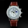 Moon Phase Waterproof Quartz Watch for Men - Multifunctional Student Gift Trend