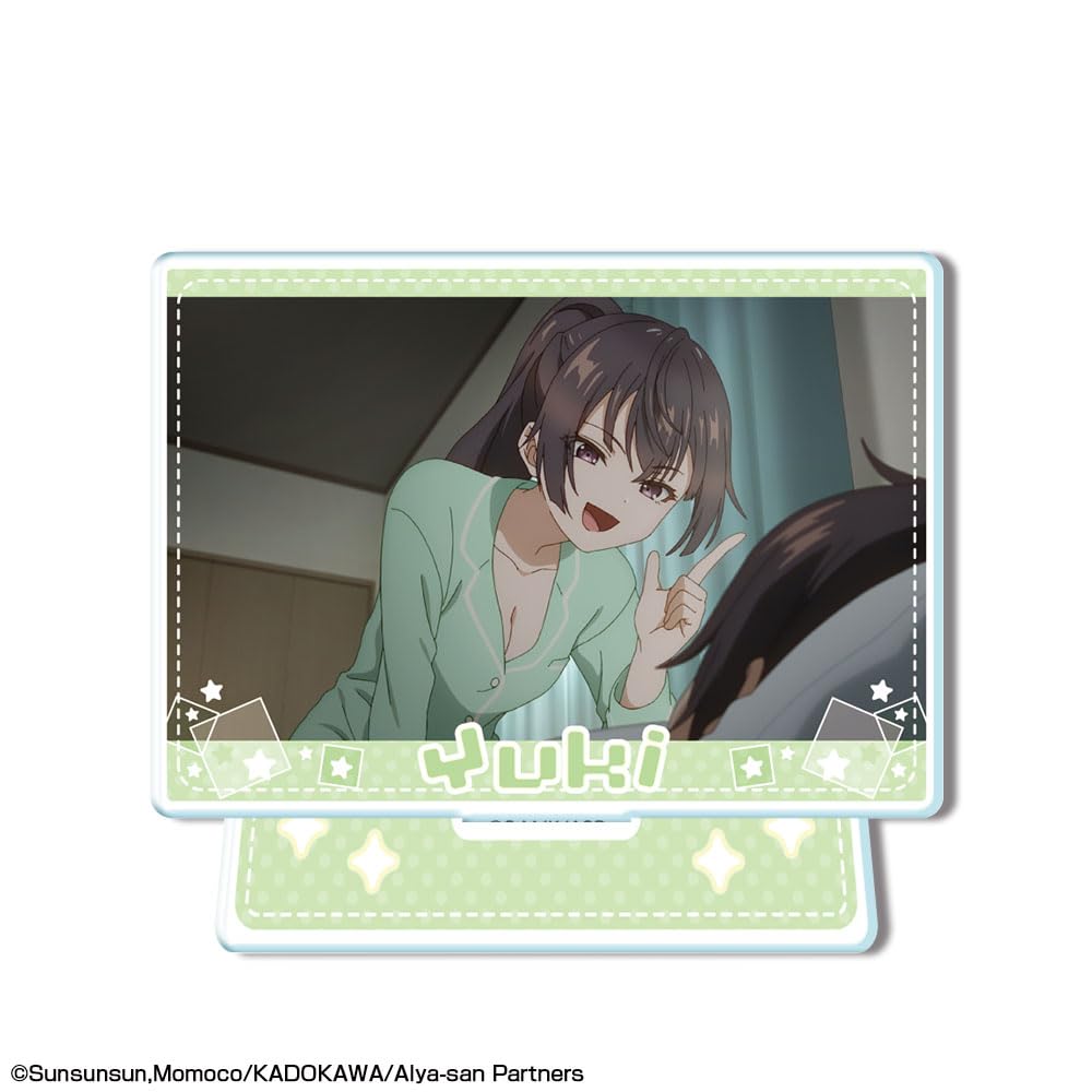 The Girl Next Door Who Sometimes Whispers In Mini Acrylic Stand Yuki B Alya-san, Russian, AMAN-R002-m17