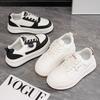Thick soled white shoes for women mesh shoes for autumn  breathable and casual sports board shoes for students