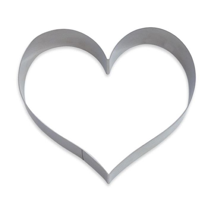 XXL Stainless Steel Cookie Cutter Mold Heart